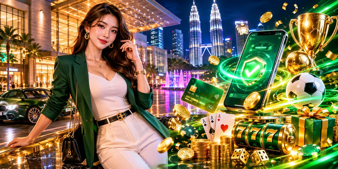 Suasana hiburan kasino malam di Kuala Lumpur Malaysia